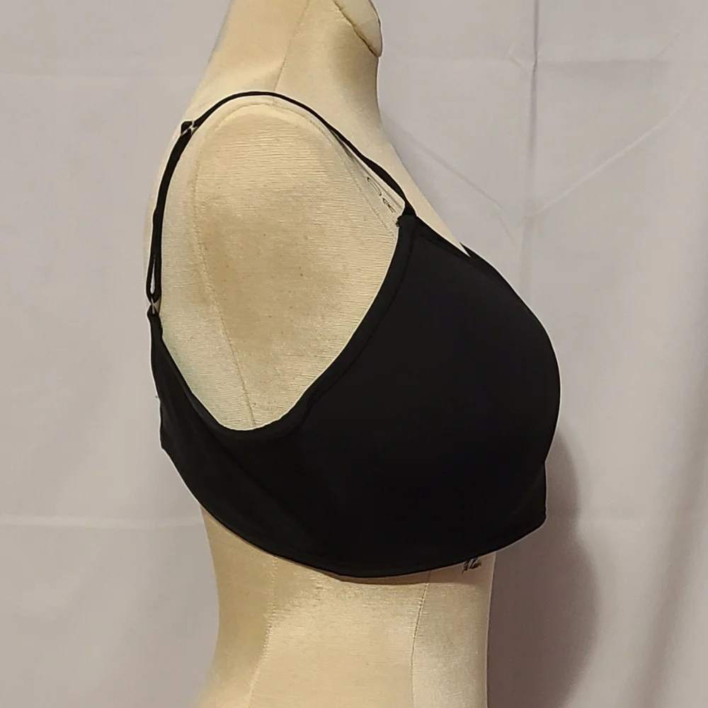 Tahari Black Moulded Wireless Bra - Picture 3 of 11